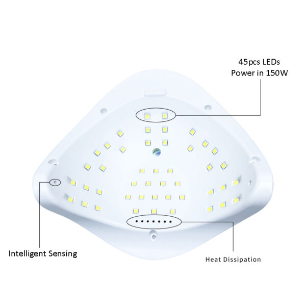 SUN X5 Plus/ SUN X5 Max 120/150W UV LED Nail Lamp Nail Dryer - 图片 8
